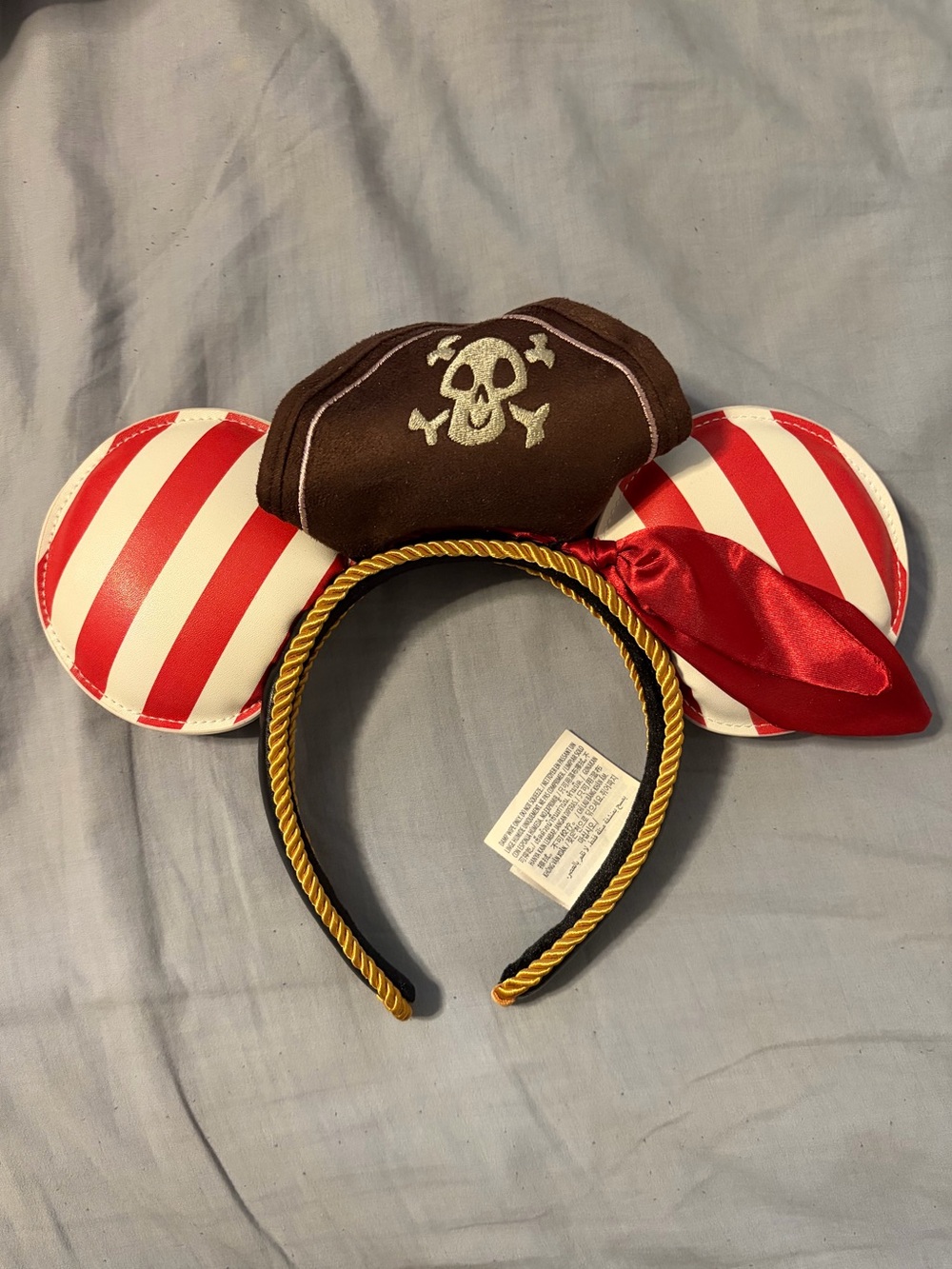 Disney Parks Pirates of the Caribbean Minnie Mouse Ears Like New Condition